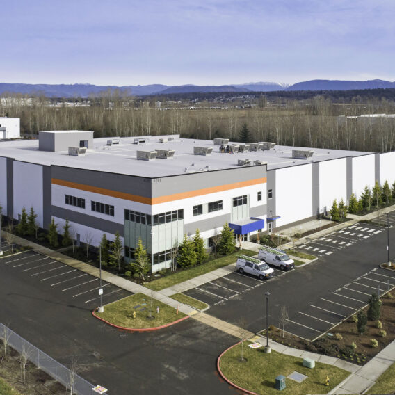 Exterior view of Marysville Innovation Center in Marysville, WA